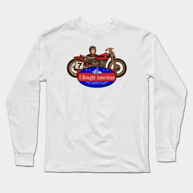 I Bought American Long Sleeve T-Shirt by Midcenturydave